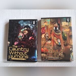 The Country Without Humans Vol 1 & 2 English Manga Books by Iwatobineko